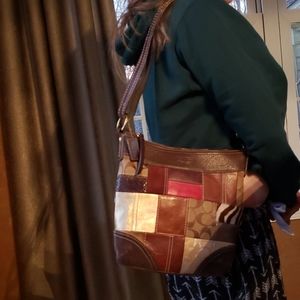Coach patchwork handbag